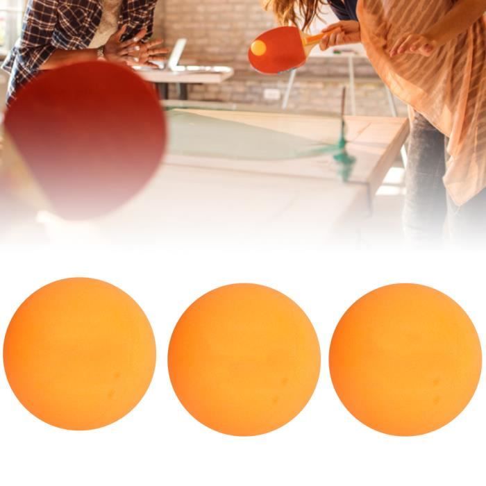 3Pcs Balles de Ping-Pong Durables pour Pratique du Jeu Débutant Entraînement à Compétition Internationale(Jaune )-COL