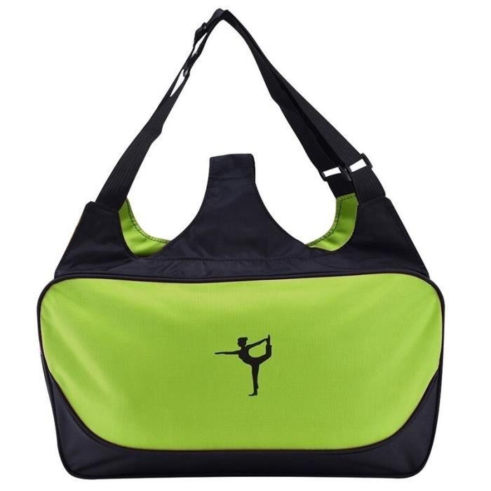 Sac et Bagage Sport,Sac de tapis de Yoga multifonction pour salle de Sport Fitness Nylon tapis imperméable sacs Sport - Type Green