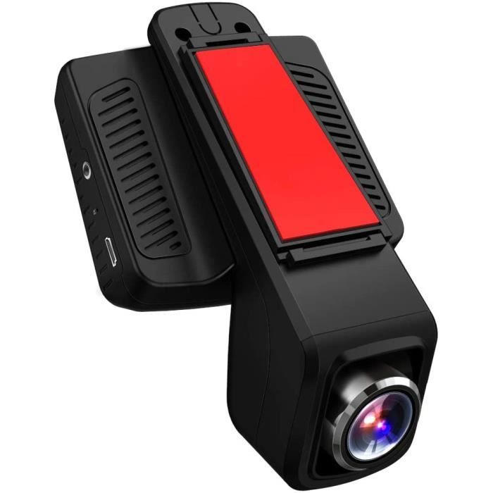 TOGUARD Caméra de Voiture GPS WiFi Grand Angle de 170° Caméra Embarquée Full HD 1080P, Dashcam Voiture Avec Objectif Réglable Écran