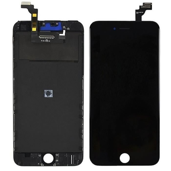 LCD-PHONE - Ecran LCD + Vitre Tactile Sur Chassis - iPhone 6 Plus Noir - LCD RETINA ORIGINAL