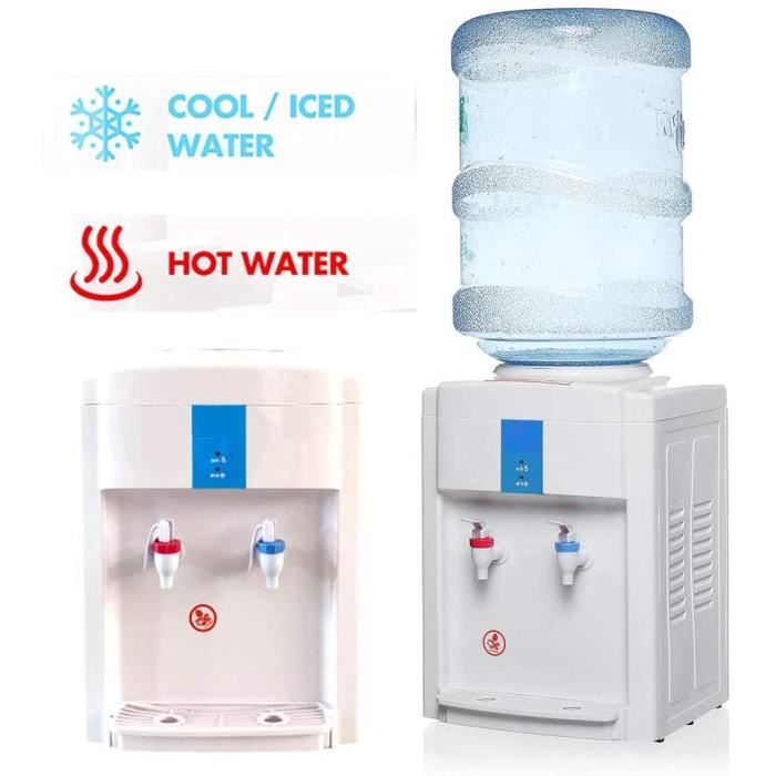 FONTAINE A EAU BONBONNE EAU 220 V Mini PC de bureau électrique Distributeur d'eau, 500W eau domestique Cooler Distributeu593