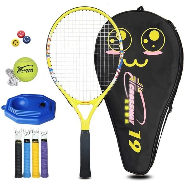 Raquette de Tennis Enfants Head Carbone Débutant Simple Costume Tennis Formation Cadeaux Racket for Les garçons et Les Filles,616