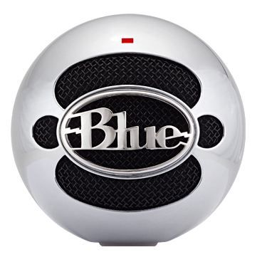 BLUE MICROPHONES Microphone USB à condensateur SNOWBALL - 44.1 kHz/16 bit - Aluminim Brossé - PC / MAC