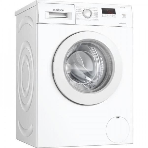 Lave-linge front BOSCH WAJ28057FF SER2 - 7 kg - Induction - L60cm - Classe énergie A+++ - 1400 trs/min - Blanc 90,000000