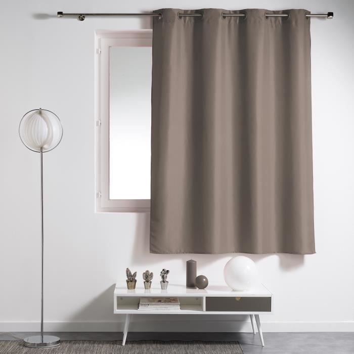 Rideau oeillets 140x180 ESSENTIEL TAUPE