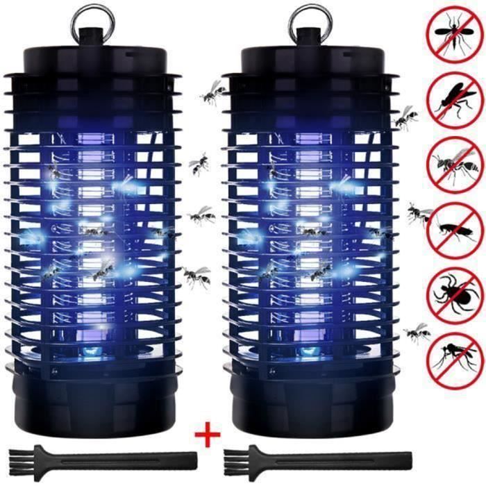2x Piège LAMPE ANTI-INSECTE