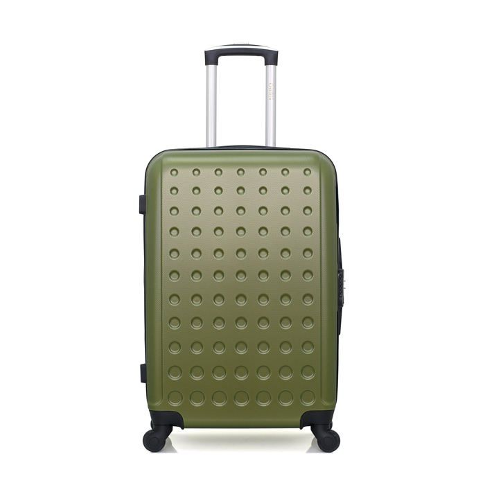 HERO – VALISE WEEK-END - ABS – 65cm – 4 roues – TAURUS – KAKI