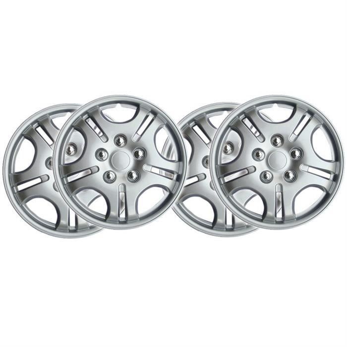 4 ENJOLIVEURS ABS 13- LAQUES ARGENT