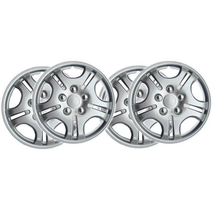 SAC DE 4 ENJOLIVEURS ABS 15- LAQUES ARGENT