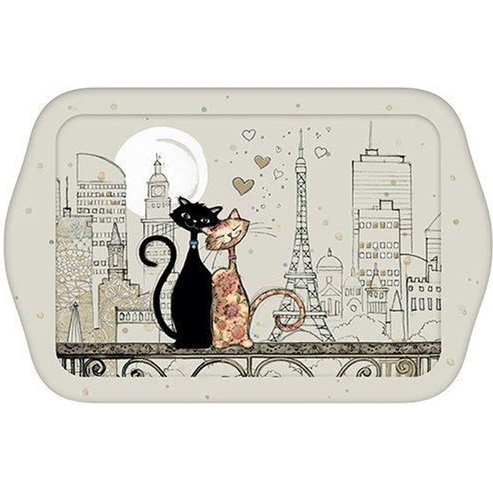 PLATEAU DE SERVICE MOYEN MODELE DECOR CHATS PARIS - KIUB
