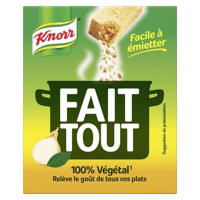 KNORR Bouillon Fait Tout 10 cubes - 100 g