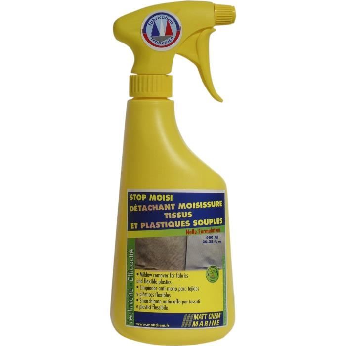 MATT CHEM Nettoyant Détachant Moisissure pour Tissus Stop Moisi 600Ml