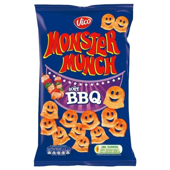 Monster Munch - Monster Munch Barbecue 85g (lot de 6)