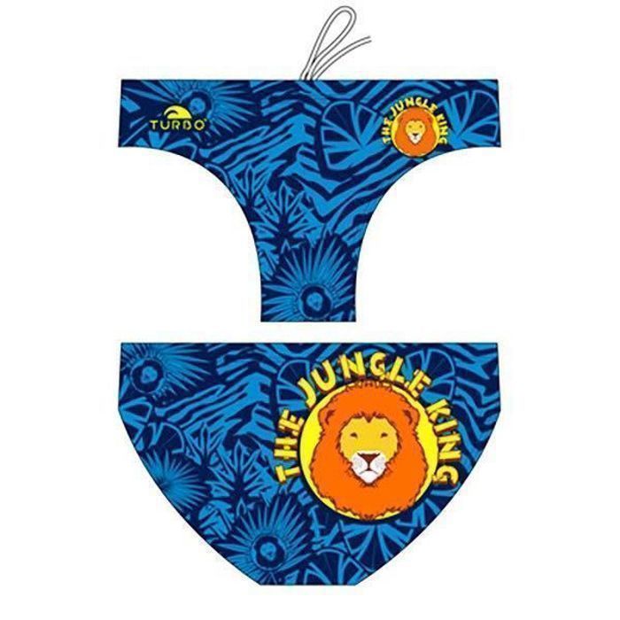 MAILLOTS DE BAIN Homme Slips bains Turbo Jungle King Waterpolo Royal