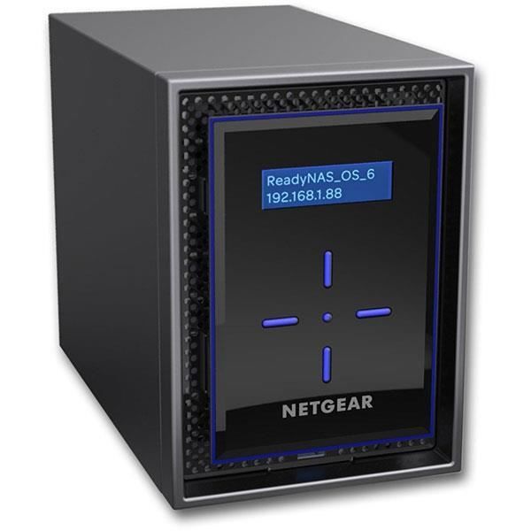 NETGEAR Système de stockage SAN/NAS ReadyNAS RN422 - 2 x Total de compartiments - Intel Atom Dual-core 1,50 GHz - 2 Go RAM