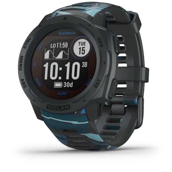 GARMIN Instinct® Solar Surf Montre connectée, Pipeline