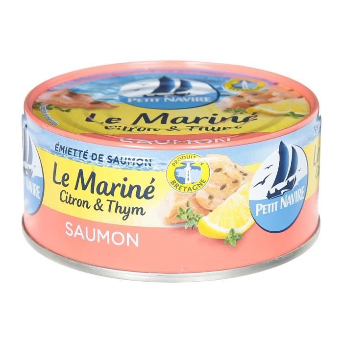 PETIT NAVIRE Miettes de saumon citron & thym - 110g