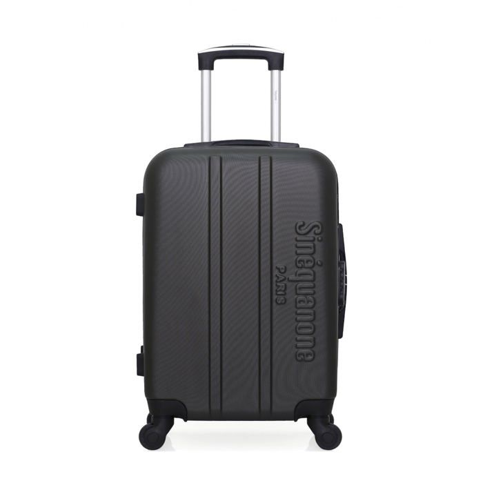 SINEQUANONE – VALISE CABINE - ABS – 55cm – 4 roues – OLYMPE – GRIS FONCE