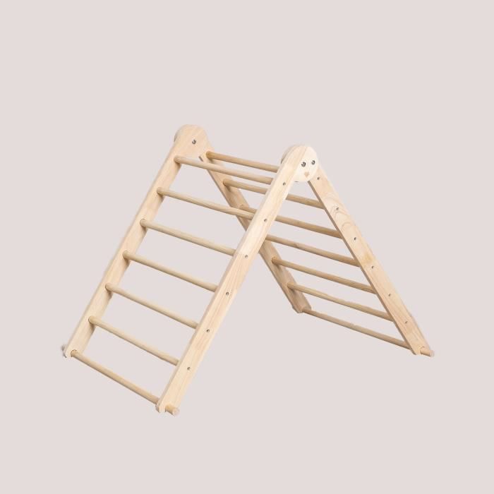 SKLUM Triangle Pyqer Natural Kids Learning Bois Naturel