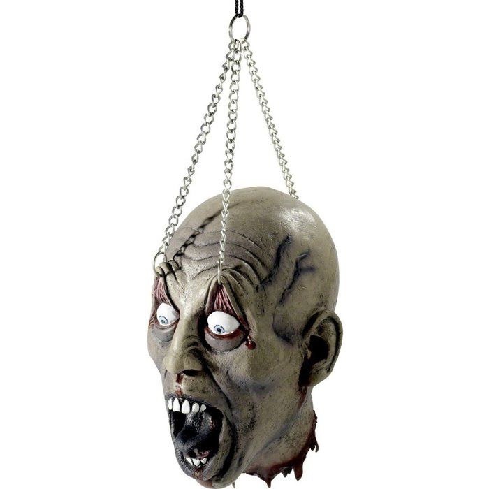 Tête d'homme décapité halloween (30 cm) horreur