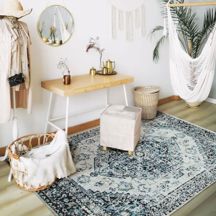 Tapis VINTAGE IN&OUTDOOR ORIENT 120x170 bleu foncé
