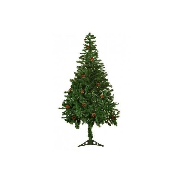 Sapin de Noël 150 cm. avec pommes de pins