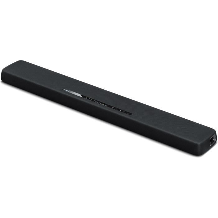 YAMAHA YAS-107 Noir - Barre de son 2.1 - 120 Watts - Dolby/DTS - Bluetooth - HDMI 4K - Subwoofer intégré - Son surround virtuel 5.1