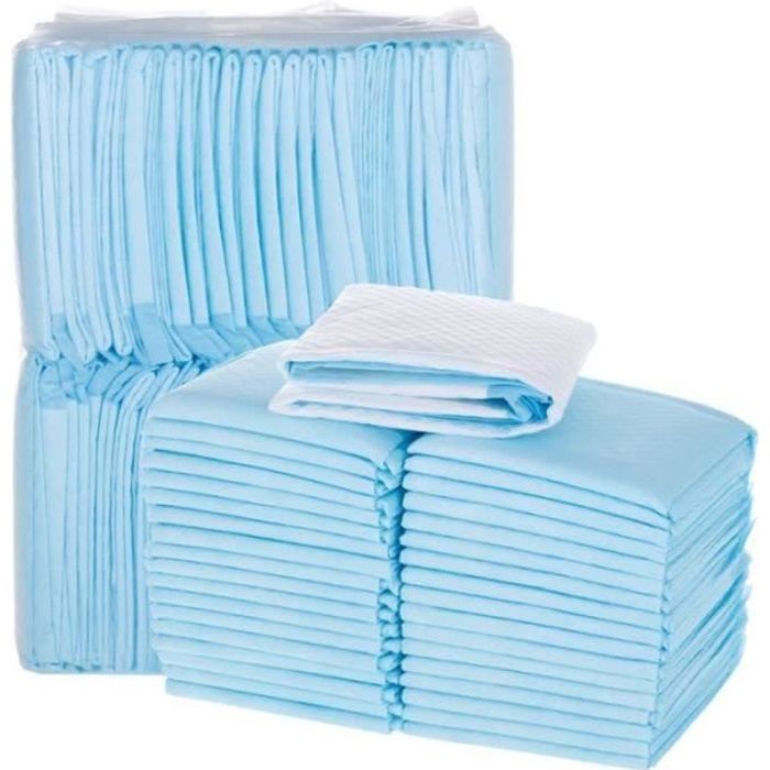 IS04339-Lot de 100 Tapis Educateurs, Educateur de chien, 33cmX45cm, Hygiénique d’Entraînement, pour Apprentissage de la Propreté