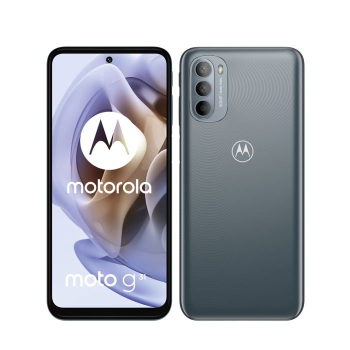 Smartphone Motorola mobile G31 Smartphone portable Debloque Ecran : 64 Android 11 Version FR - vue 1