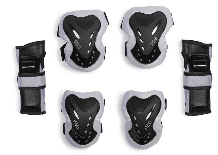 Lot De 3 Protections Junior SFR Essentials - Genou, Coude, Poignet - Impact Caps Renforcés, élastique Confort