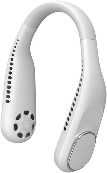 Ventilateur De Cou Rechargeable 4000mAh - Sans Pales, Mains Libres - 3 Vitesses - Jusqu'à 25h D'Autonomie - Pour Intérieur/Extérieur