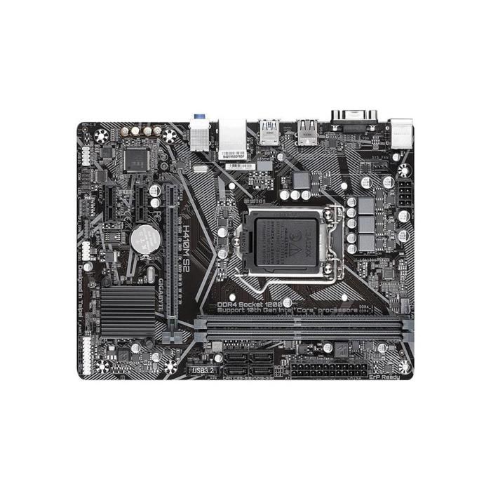 Carte mère GIGABYTE H410M S2 Intel H410 Socket LGA1200 2xDDR4 SDRAM 64GB Micro ATX - Gigabyte