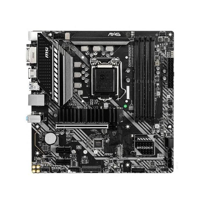 Carte mère MSI MAG B460M BAZOOKA Intel B460 LGA 1200 4xDDR4 SDRAM 128 Go Micro ATX - Msi