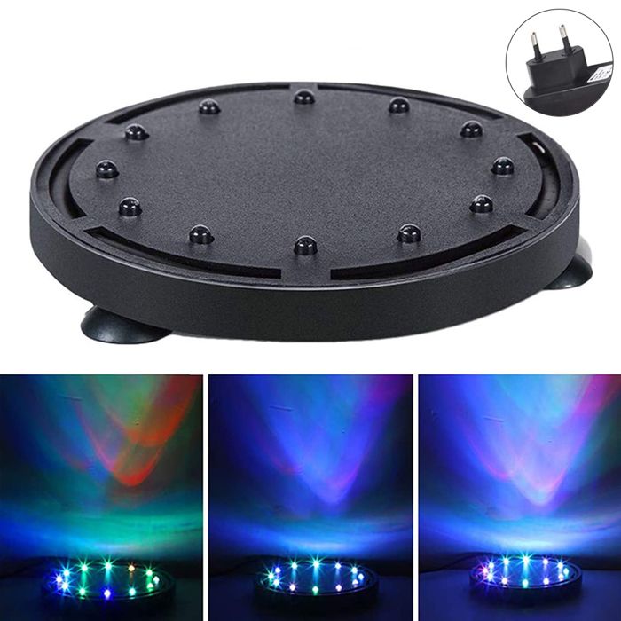 Comparer les prix de Lumières LED à bulles pour aquarium, disque à air télécommandé, avec effets pour décorations d'aquarium