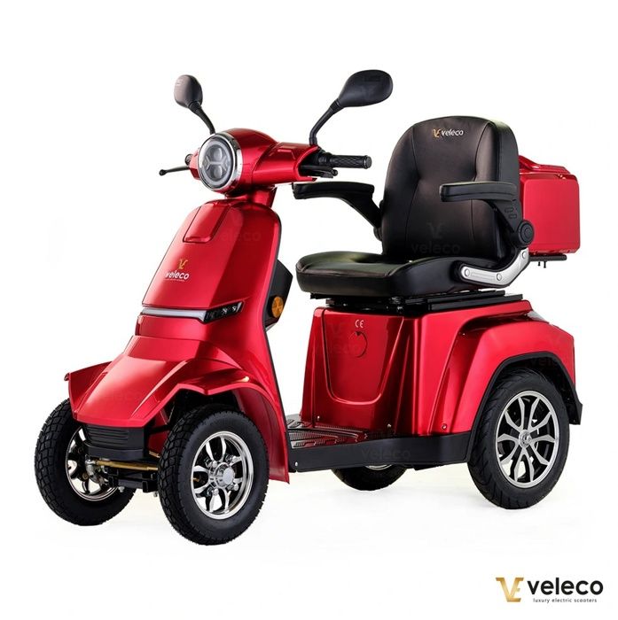 Scooter électrique 4 Roues VELECO GRAVIS Pour Senior - Lithium-ion 1000W - 12 Km/h - Neuf