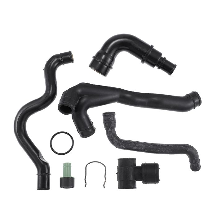 Tuyau de reniflard de carter X AUTOHAUX Crankcase Breather Tuyau Valve Kit pour Audi pour VW Caoutchouc 06A103213F