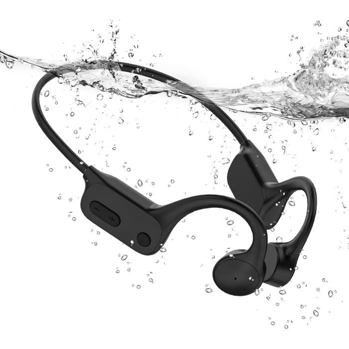 Casque Natation Conduction Osseuse GOHHME – Bluetooth 5.3, IP68, 32 Go, 150 MAh, Pour Sport Et Aquatique
