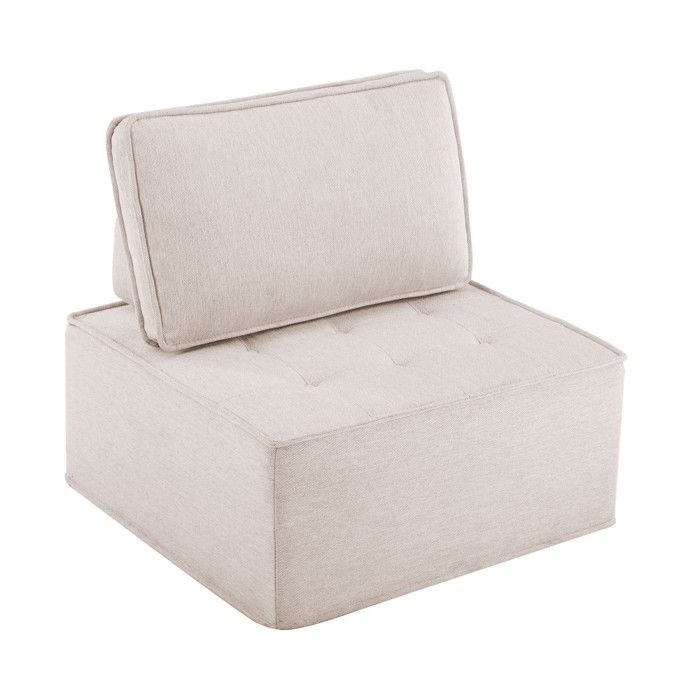 Pouf Poire Beige Canapé 1 places pouf assorti - Salon ou chambre - Design moderne et confortable Pouf Poire Beige Canapé 1 places pouf assorti - Salon ou chambre - Design moderne et confortable