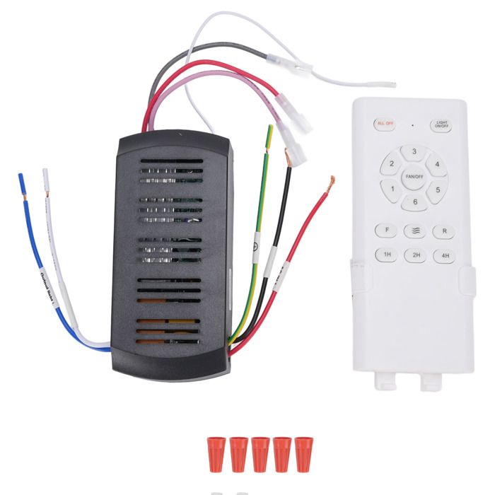 SALUTUYA Ventilateur de plafond Kit de télécommande Ventilateur de plafond universel kit télécommande de ventilateur deco detachee - Salutuya
