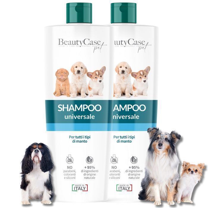Beauty Case Shampooing Universel pour Animaux - Deux Paquets