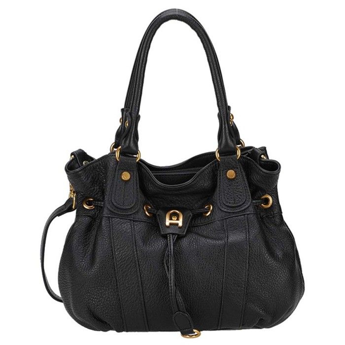 Arthur & Aston - Sac à main en cuir Camille M noir - 13313