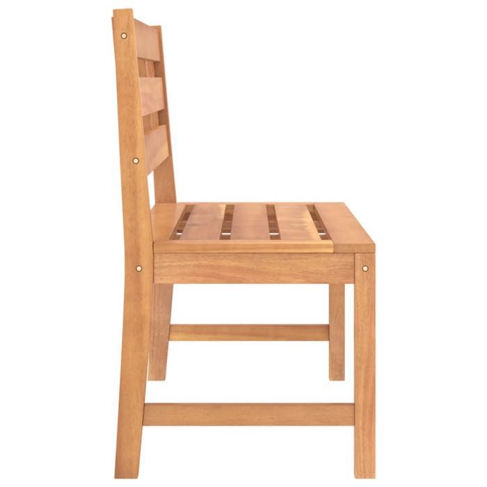 Sale 2026 Banc de jardin - BURKE - Banquette balcon - 114 cm - Bois de teck solide BB310