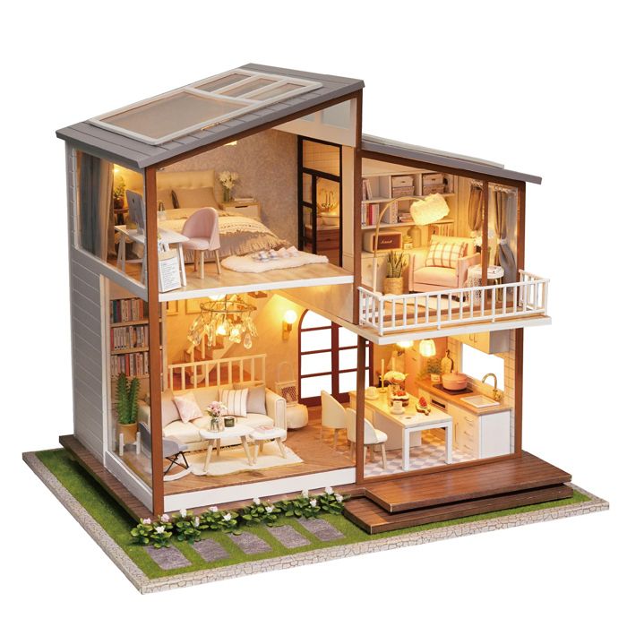 Mini LED à Pile Pour Maison De Poupée – Micro Lampe Décorative Rouge, éclairage Miniature Pour Maquettes Et Vitrines