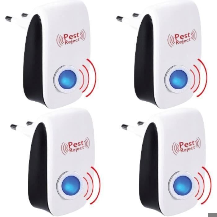 Répulsif ultrason - Dispositif anti souris anti insectes ultrasonique efficace sans risque pour humains et animaux NORVYN