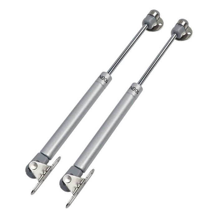 2pcs Vérin à gaz - Force 100N Pour portes de placard - Armoires et coffres à jouets