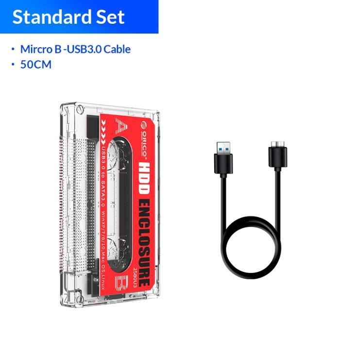 ORICO – boîtier pour SSD de Type C, USB3.1 à SATA3.0, 2.5 pouces