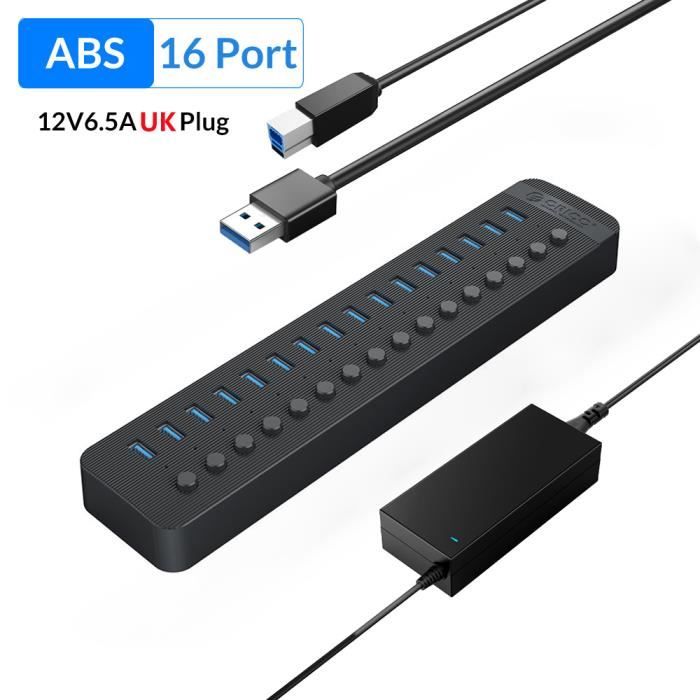 Hub USB NUOBESTY 4 Ports - Station D'extension Pratique Pour Consoles De Jeu Et PC