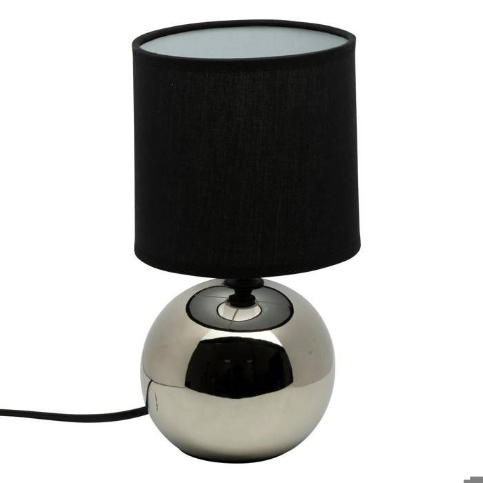 Lampe céramique Timéo H25cm argent - Atmosphera Créateur dintérieur