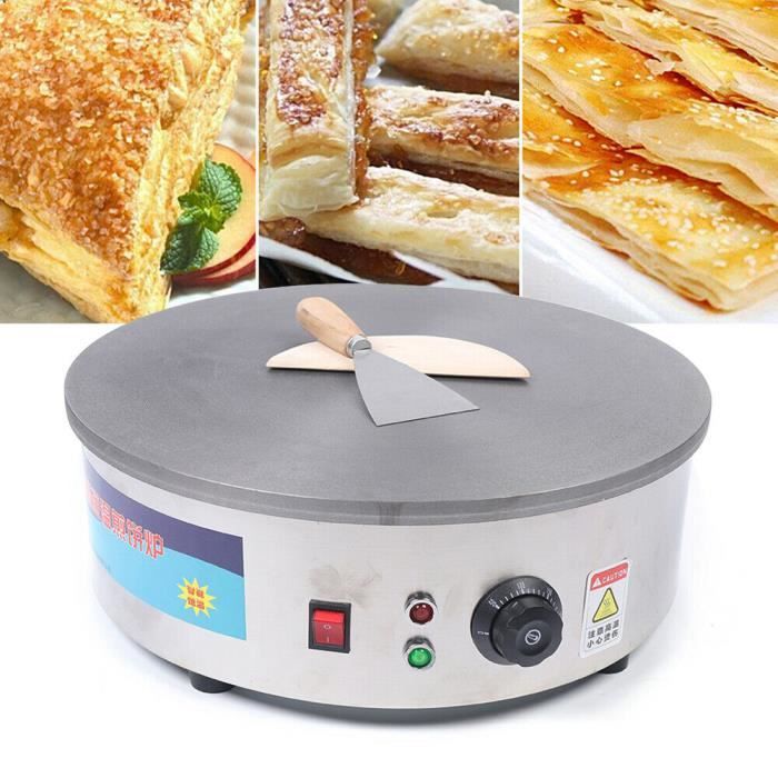 Crêpière à gaz gastro 45cm 2800W - SX-450P - Gris