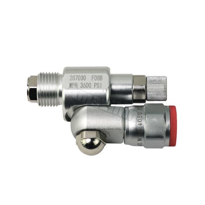 CleanShot 287030 Vanne D'arrêt Pour Pistolet à Peinture Sans Air Graco Joint Pivotant Filetage De Joint De Pulv Risation Sans Air Avec Soupape De Comma